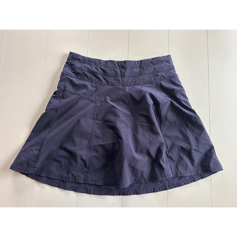 Athleta Womens Navy Blue Active Skort Size 0 Tennis Golf Hiking Skirt Pocket